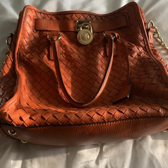 Michael Kors Handbags - Michael Kors Woven Tote & Matching Wallet